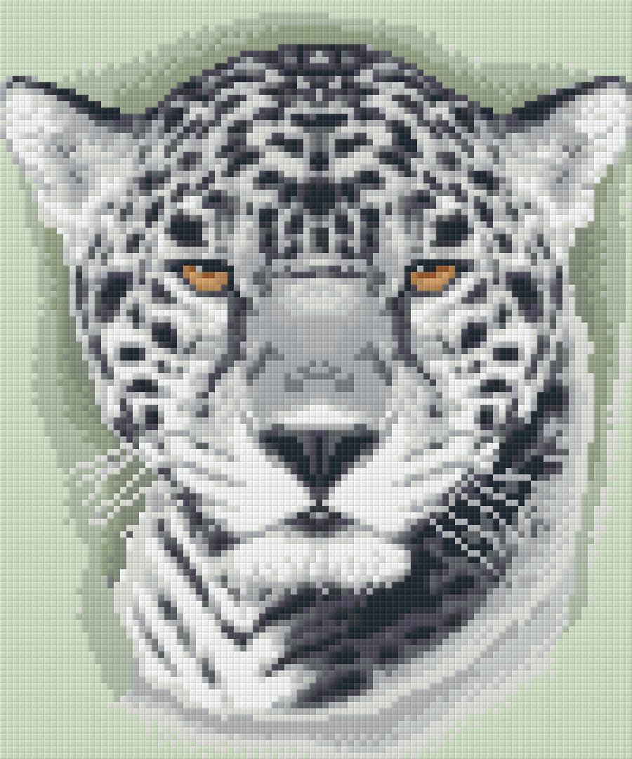 Jaguar Six [6] Baseplate PixelHobby Mini-mosaic Art Kits image 0